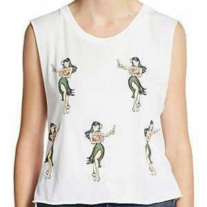 Wildfox hula girls muscle tank, size medium